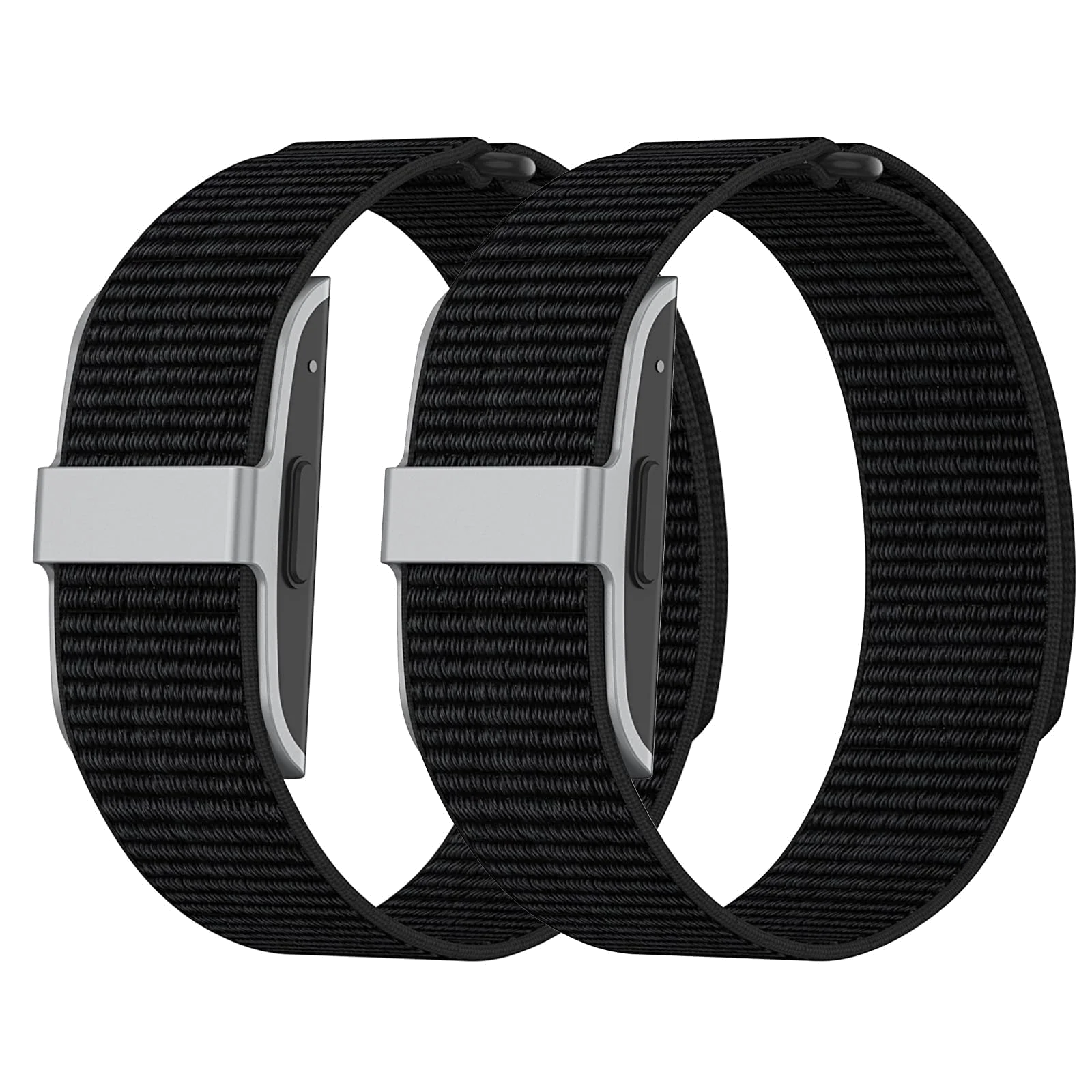 BlackPro black nylon loop straps for Hume Band 1.0