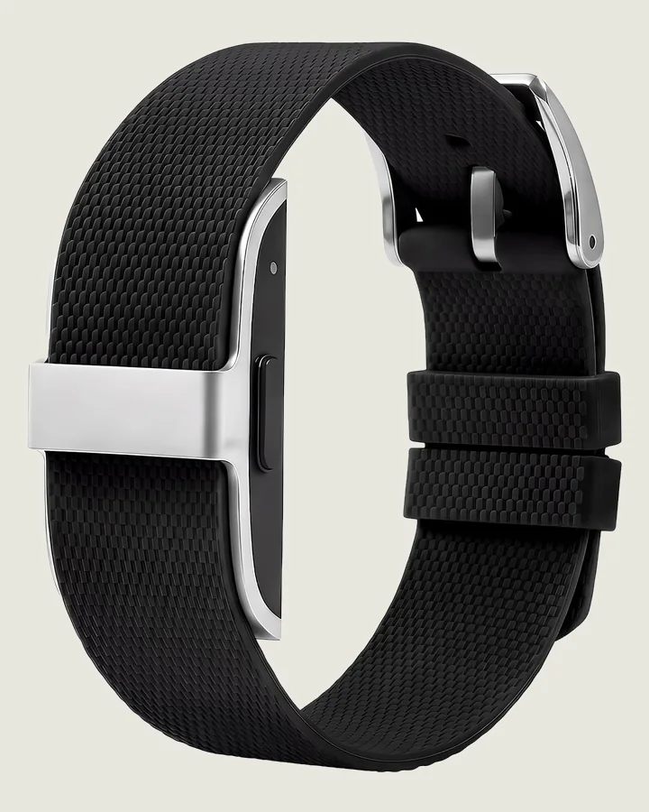 BlackPro black silicone T-clasp band for Hume Band 1.0