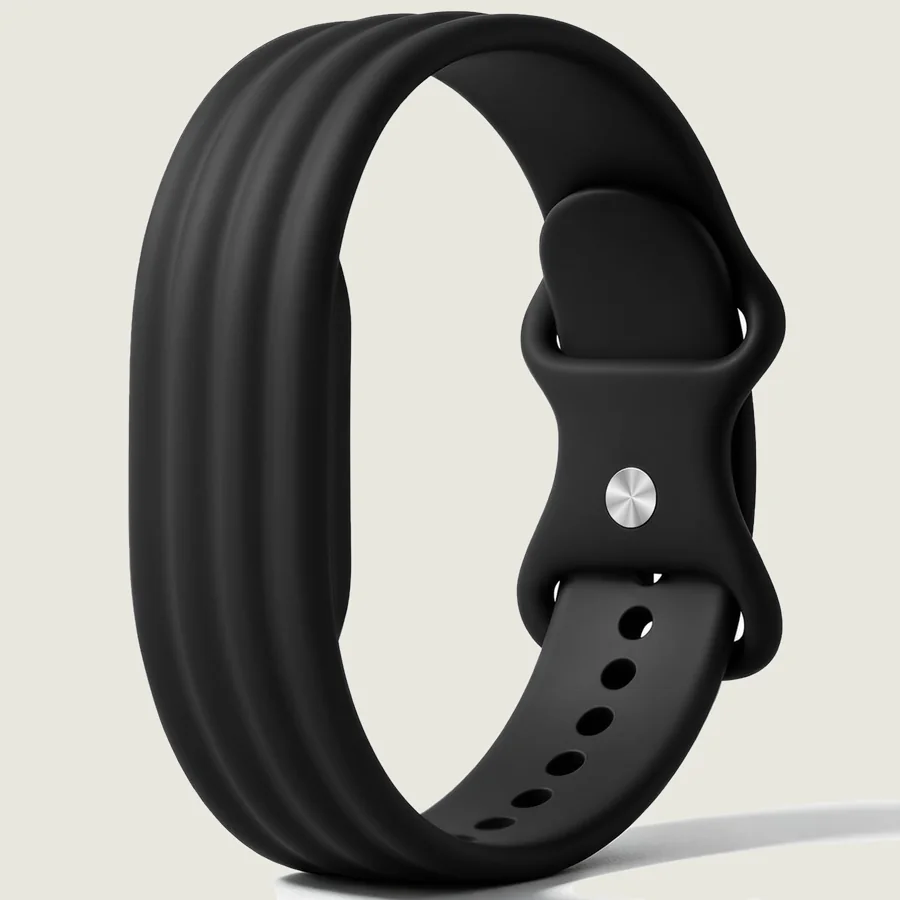 BlackPro black silicone sport band for Google Fitbit Air