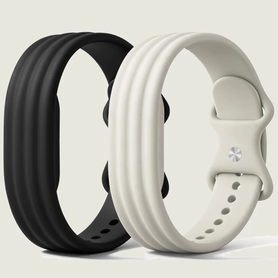 BlackPro black and starlight silicone active bands for Google Fitbit Air